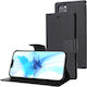 Mercury Fancy Diary Wallet Δερματίνης Μαύρο (iPhone 12 Pro Max)