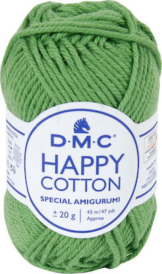 DMC Νήμα Πλεξίματος Βαμβακερό Happy Cotton 392 780 43μ. Πράσινο