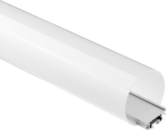 Aca Velor Mini Окачен Алуминиев Профил за LED Лента с Опал Покритие 200x6x6см.