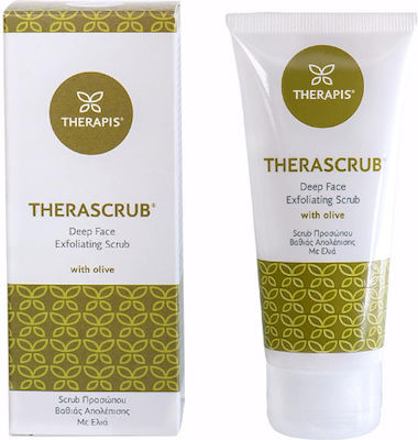 Therapis Scrub for Face for Deep Exfoliation with Olive Oil 75ml