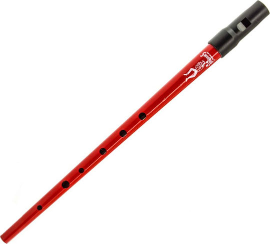 Clarke Tinwhistle Irish Metallic Recorder Sweetone Baroque C Red