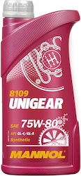 Mannol Unigear Gear Oil for Manual Transmission & Differential 75W-80 1lt