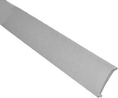 Adeleq Lid for LED Strip Accessories Ovale matte Abdeckung für wandmontiertes Aluminiumprofil 1m 30-0532
