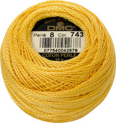 DMC Ață Broderie Cotton Perle No8 Bumbac 743 87m