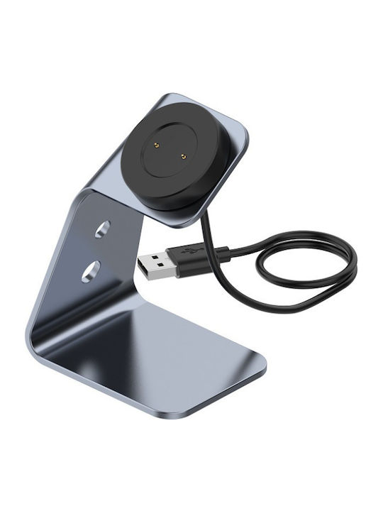 Aluminum Magnetic Charger Holder Gray (Huawei Watch GT / GT2)