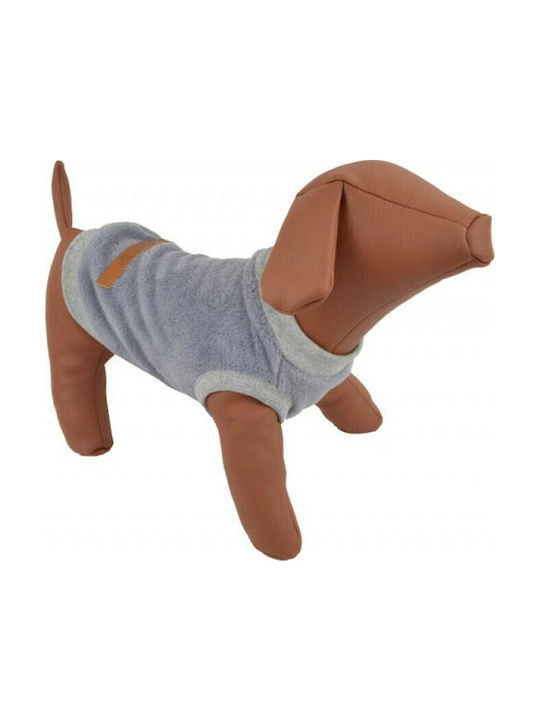 Woofmoda Woof No1 Μπλούζα Fleece Σκύλου σε Γκρι χρώμα 26x34x32εκ.