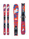 K2 Indy Παιδικά Πέδιλα Σκι σε Κόκκινο Χρώμα με Δέστρες FDT 4.5