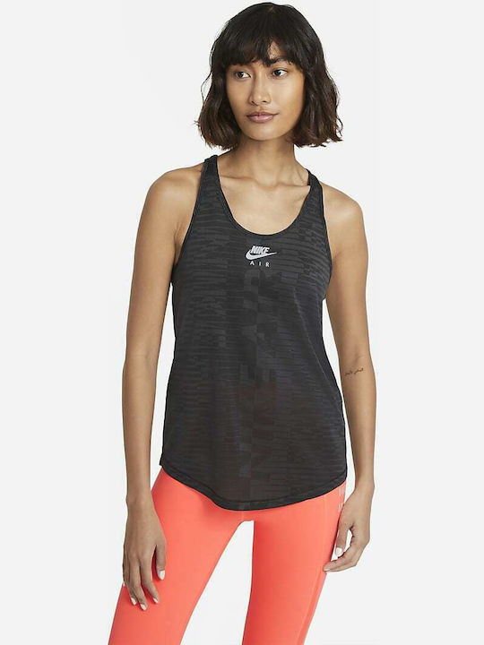 Nike Dri-Fit Air Αμάνικη Γυναικεία Αθλητική Μπλούζα Smoke Grey