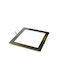 Atman Square Metallic Recessed Spot with Integrated LED and Cool White Light 6W Silver 12x12cm. 1pcs