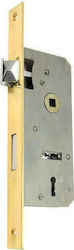 Halz Recessed Lock Mesoportas with Center 40mm Gold