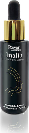 Inalia Botox Like Effect Premium Feuchtigkeitsspendend & Anti-Aging Serum Gesicht mit Peptide & Hyaluronsäure für Straffung 30ml