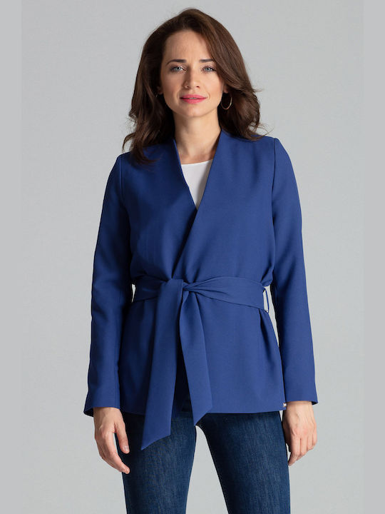 Lenitif L061 Damen Blazer Blau