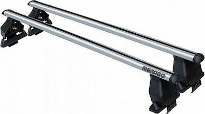 Menabo 130cm. for Cars with Factory Bars (with Roof Rack Legs) Silver