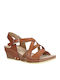 Medies 2479-F1 Women's Platform Shoes Tabac Brown