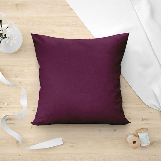 Lino Home Decorative Pillow Case Renas Velvet 99 Magenta 45x45cm