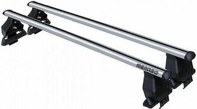 Menabo 130cm. for Cars with Factory Bars (with Roof Rack Legs) Silver