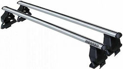 Menabo 150cm. for Cars with Factory Bars (with Roof Rack Legs) Silver