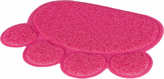 Trixie Pink Matte Katzenklo 1Stück Rosa PVC Pfote 40x30cm.