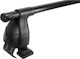 Green Valley Metallic Car Roof Bars Easy One 117cm Universal Set with Roof Rack Legs