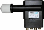 Megasat Slim Quad LNB 4 Outputs 0.1dB