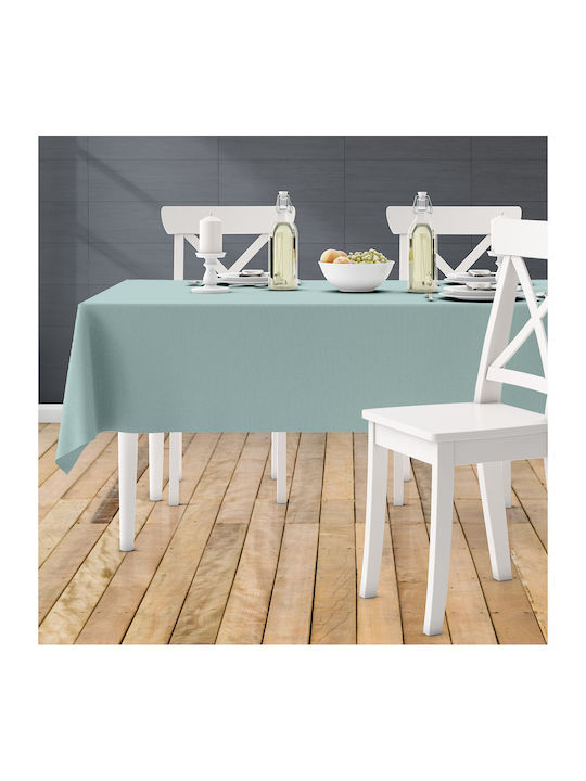 Lino Home Tablecloth Renas 208 Mint 140x140cm