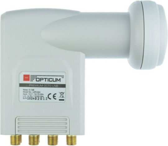 Opticum Premium Octo Linear Premium LNB Octo (8 Ieșiri) cu Limită de Zgomot Redus 0.1dB