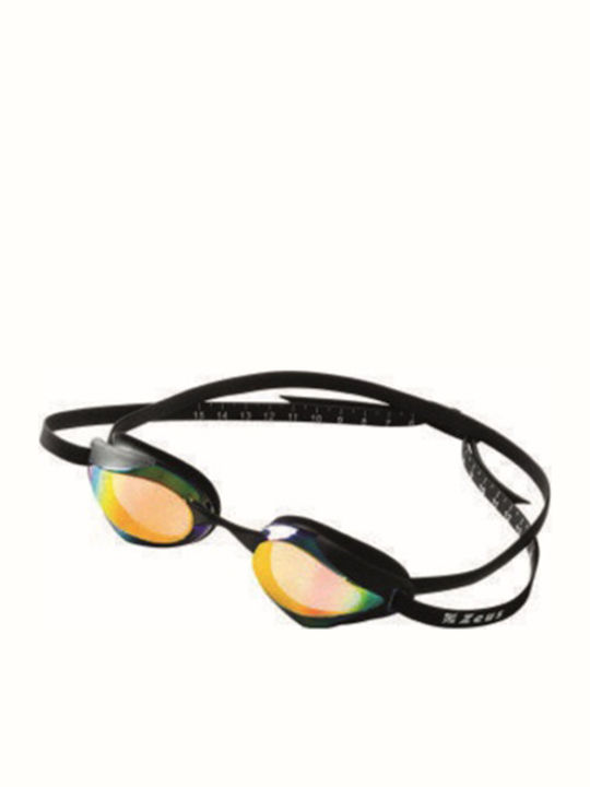 Zeus Occhialini Nuoto Pro 0010 Swimming Goggles Adults Black