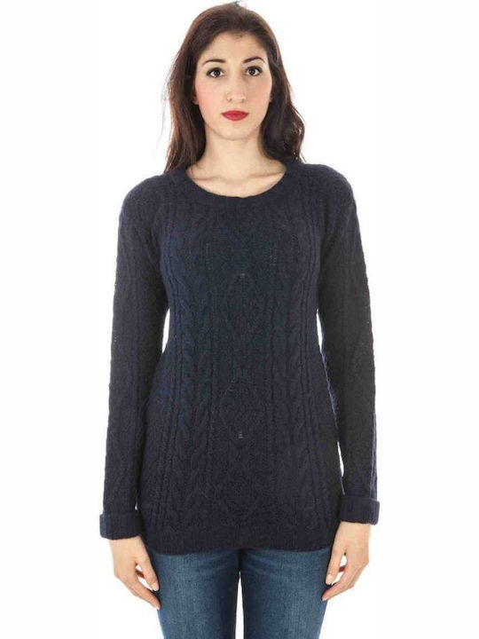 Fred Perry Women's Blouse Long Sleeve Navy Blue 31372026-0197