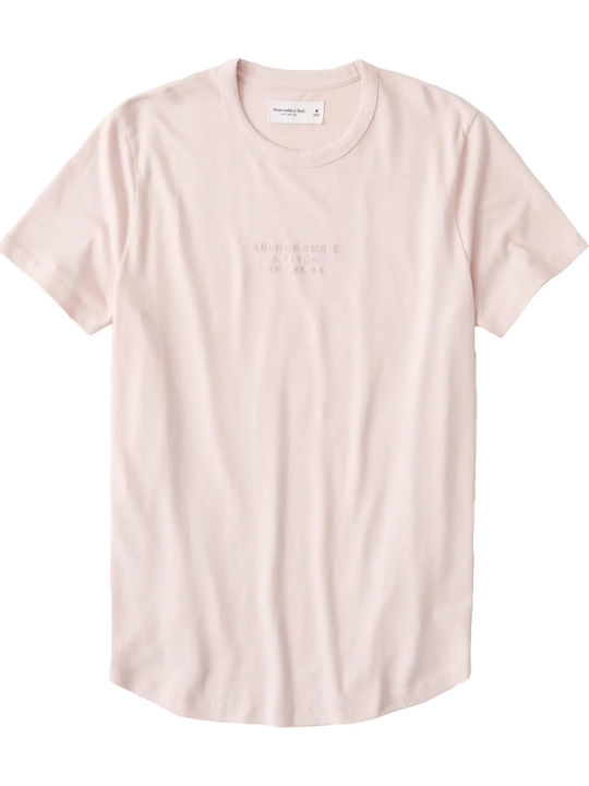 Abercrombie & Fitch Men's Short Sleeve T-shirt Pink