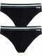 Dim D6577 Men's Slips Black 2Pack D6577-0HZ