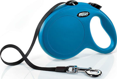 Flexi Foldable Dog Leash/Lead Strap Classic Long 8m to 50kg (Blue) in Blue color 8m up to 50kg 15343