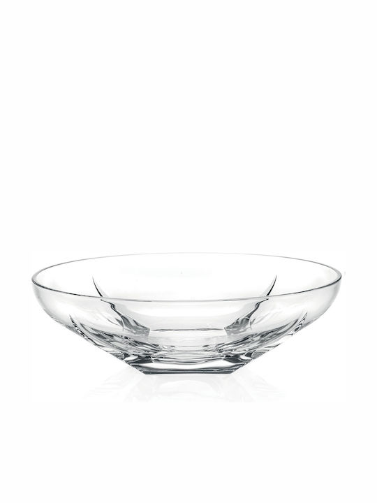 RCR Fusion Dekorative Platte Rund Glas Transparent 1Stück 30.5x30.5cm