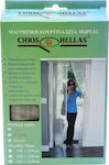 Chios Hellas KO122 Selbstklebend Mückennetz Tür Magnetisch Gray 230x140cm