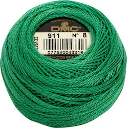 DMC Ață Broderie Cotton Perle No8 Bumbac VERDE 87m
