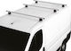 Fabbri Roof Bars Aluminum 150cm. (with Roof Rack Legs and Lock) Silver