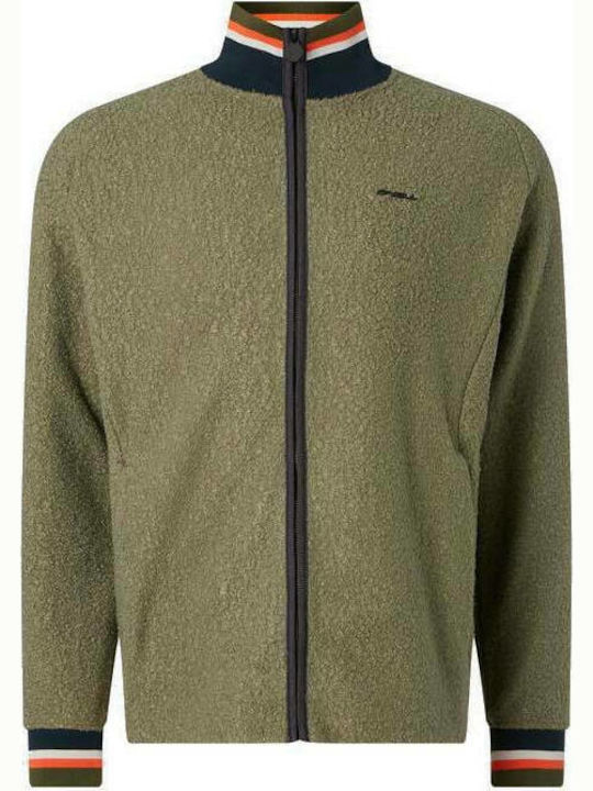 O'neill Bomber Tip Men's Fleece Cardigan with Zipper Khaki