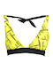 Karl Lagerfeld Triangle Bikini Top KL20WTP22 Yellow KL20WTP22_GIALLO_YELLOW