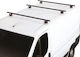 Fabbri Roof Bars Metallic 180cm. (with Roof Rack Legs and Lock) Black