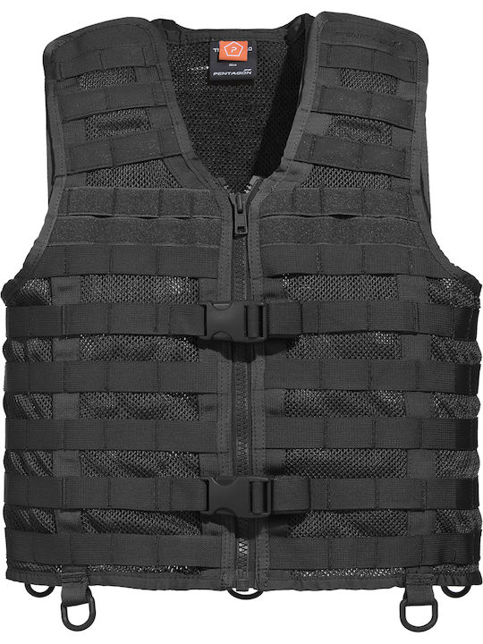 Pentagon Γilet de luptă Thorax 2.0 Molle Black ...