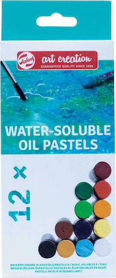 Royal Talens Oil Pastels Art Creation Water Soluble 12colours 9029112M