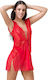Luna Chicago Babydoll Секси бебешка нощница Red 84147
