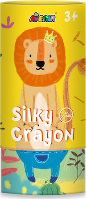 Avenir Silky Crayons Lion Set de creioane colorate cu 12 culori 60403