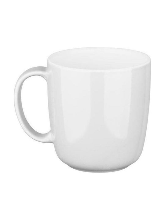 Lukanda Becher aus Porzellan Weiß 380ml 6Stück