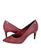 S.Oliver Pointed Toe Stiletto Burgundy High Heels