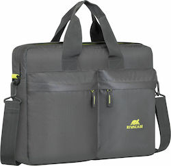 Rivacase Mestalla Wasserdicht Tasche Schulter / Handheld für Laptop 16" in Gray Farbe