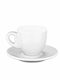 Lukanda Porcelain Coffee Cup Set 200ml White 6pcs