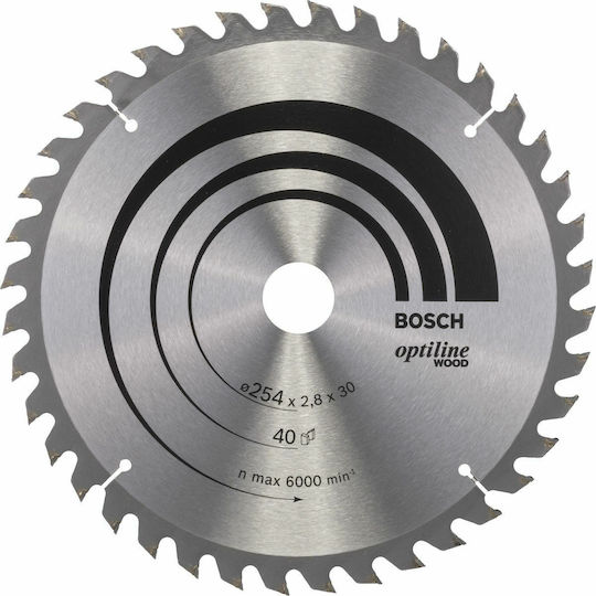Bosch Cutting Disc Wood Hole Diameter 254mm 1pcs