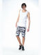 Ανδρική Βερμούδα Camo Grey