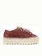 Olivia Stoff Damen Espadrilles in Rosa Farbe