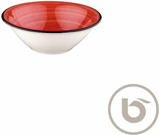 Bonna Passion Porcelain Salad Bowl Red 20x20cm 6pcs